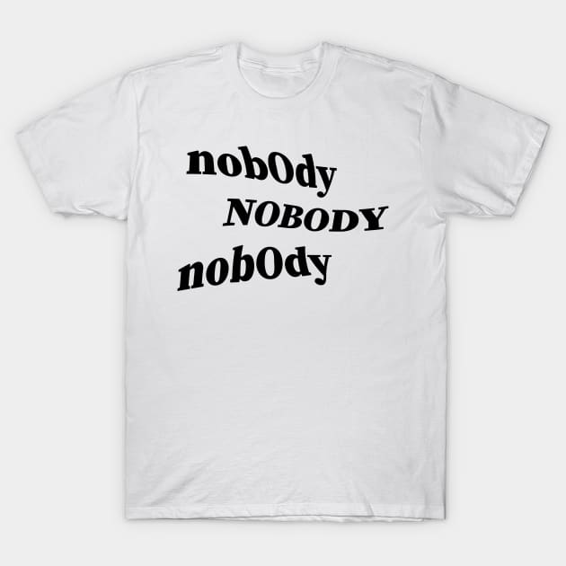 NOBODY mitski T-Shirt by uchix